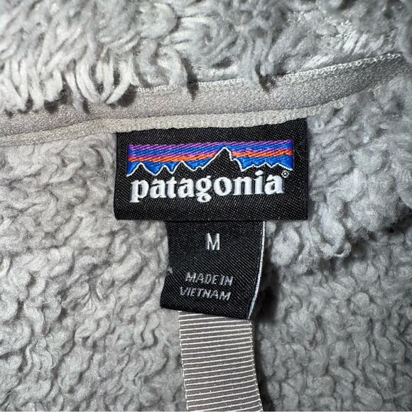 Patagonia Women's Los Gatos 1/4 Zip Fleece Pulleover Jacket  Salt Gray Sz Medium - Picture 7 of 9